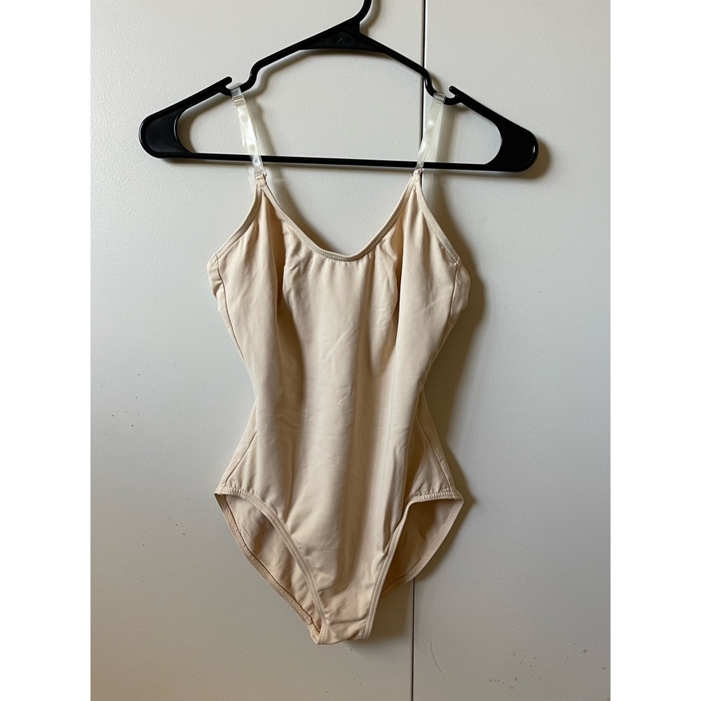 Capezio flesh-toned camisole leotard